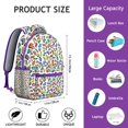 thumbnail image 6 of Geometric Shapes Texture Backpack Bookbag for College University, School Laptop Backpack with Pockets, Durable Daypack as a Gift for Professionals, 6 of 6