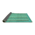thumbnail image 2 of Ahgly Company Indoor Rectangle Oriental Turquoise Blue Modern Area Rugs, 6' x 9', 2 of 4