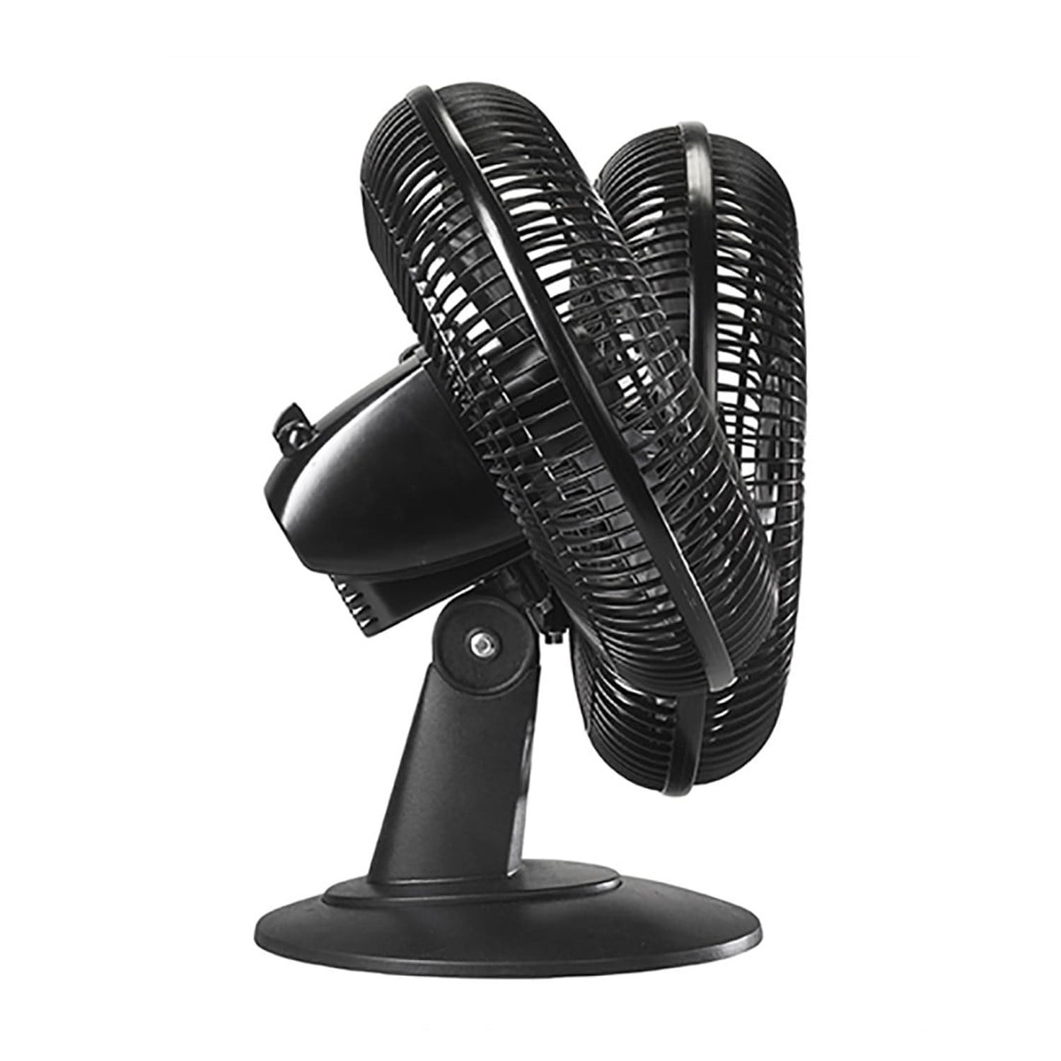 Lasko 12" 3-Speed Oscillating Table Fan with Tilt Back Head, Black, 2017