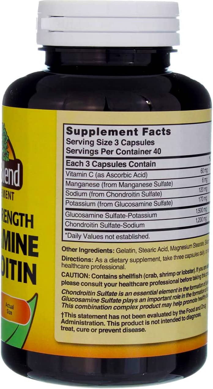 Nature's Blend 8041 Glucosamine/Chondroitin Maximum Strength
