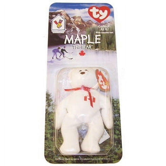 TY McDonald's Teenie Beanie - MAPLE the Bear (1999) (5 inch)