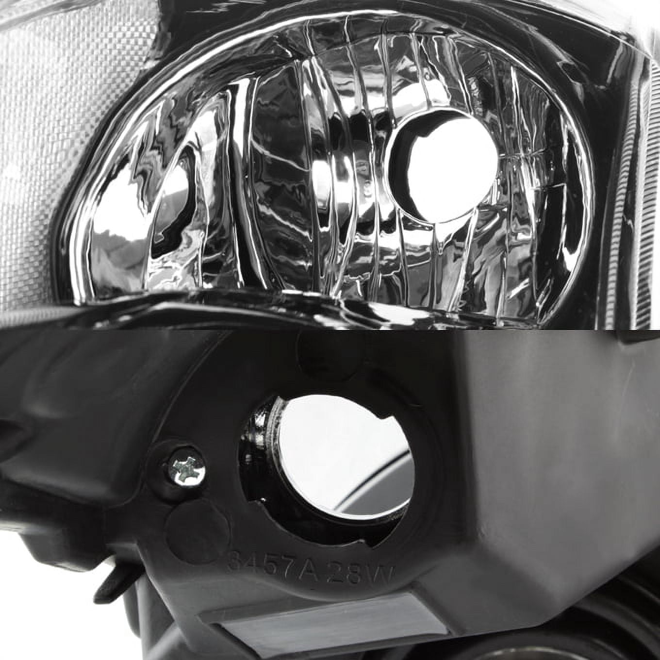 AKKON - Fits 2007 2008 2009 Altima Sedan Driver & Passenger Both Side Halogen Headlights Headlamps Black