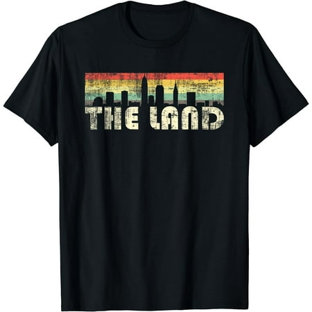 The Land T Shirt Cleveland | CLE Skyline 70s Retro Vintage