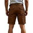 thumbnail image 5 of Dresfit Mens Cargo Shorts Knee Length Big and Tall Work Shorts Summer 2026 Stretch Baggy Short Pants Plus Size Elastic Waist Carpenter Shorts (no belt) 4XL, 5 of 5