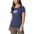 thumbnail image 5 of Columbia Women's Daisy Days Short Sleeve Graphic Tee, Nocturnal/Bearly Polarized, X-Large, 5 of 9