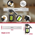 thumbnail image 3 of Flecha cuadrada combinada de 15 cm con regla de acero inoxidable, 3 of 7