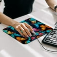 thumbnail image 7 of Colorful Butterfly Mouse Pad for Wireless Mouse Home Office Desk Laptop with Rubber Base, 7 of 7