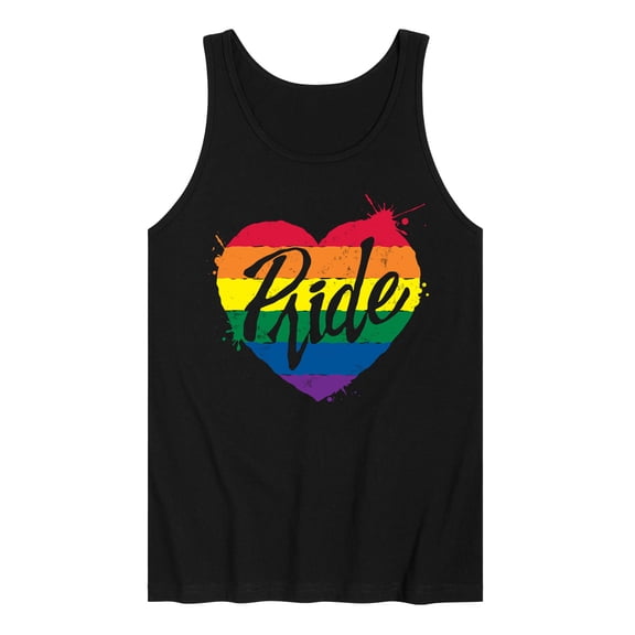 Instant Message - Pride Heart - LGBT Pride Ally - Men's Jersey Tank