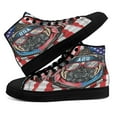 thumbnail image 4 of Bulldog American High Top Canvas Shoes Sneakers Black Size 11, 4 of 7