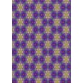 thumbnail image 1 of Ahgly Company Indoor Rectangle Patterned Bright Purple Novelty Area Rugs, 8' x 10', 1 of 6