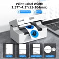 thumbnail image 2 of Impresora de etiquetas térmicas EueoLil 4x6 todo en uno con Bluetooth, 2 of 6