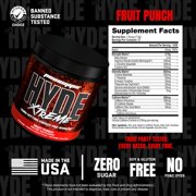 PROSUPPS Mr. Hyde Xtreme Pre-Workout Powder Energy Drink (30 Servings, Fruit Punch)