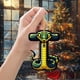 thumbnail image 3 of Árbol de Navidad acrílico 2D con 26 letras, colgante decorativo para fiestas navideñas familiares., 3 of 5