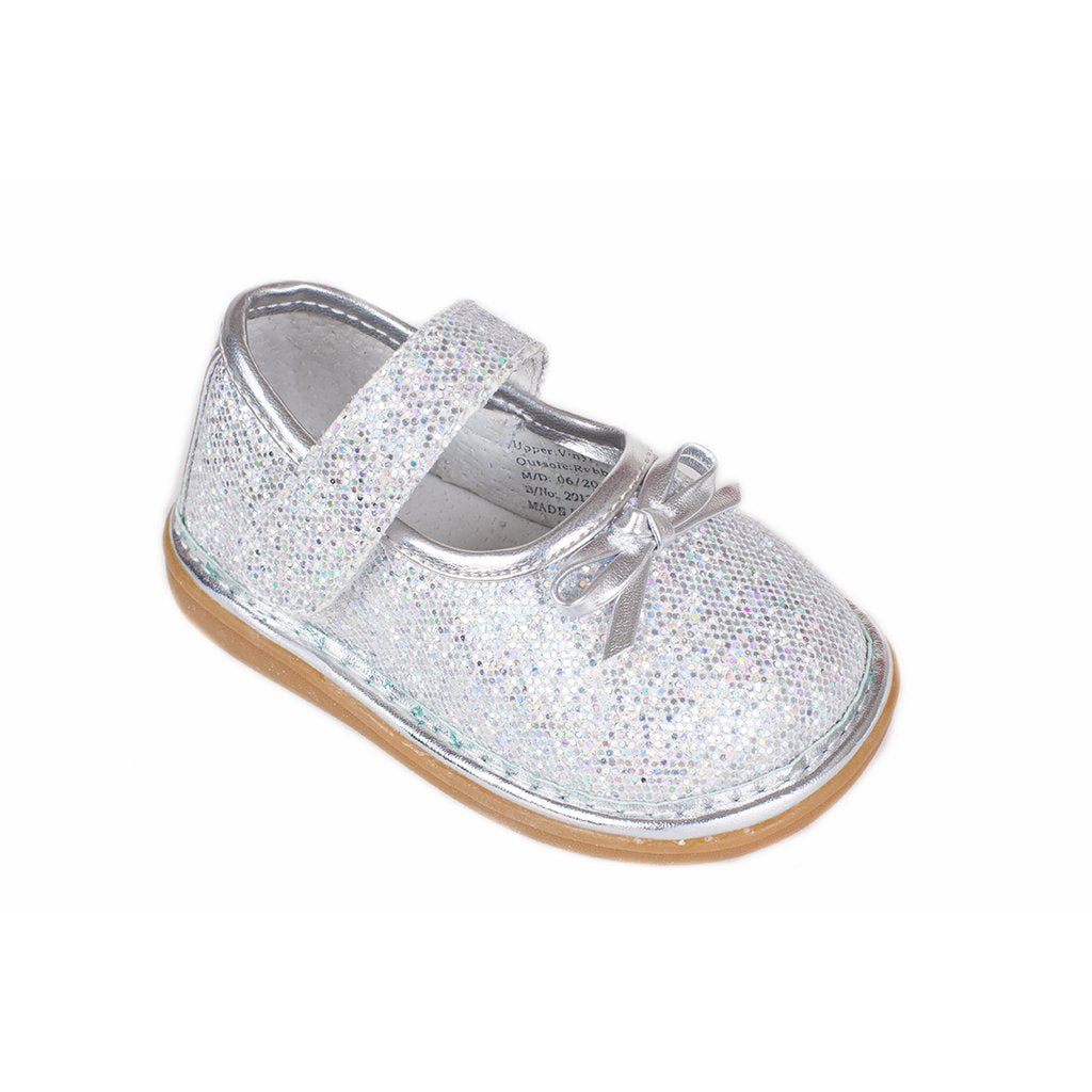 Wee Squeak Wee Squeak Cinderella Bow Shoe Size 8, Color