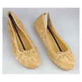 thumbnail image 2 of Bloch Crystal Sole Ballet Flat FOREST BEIGE Cotton Shoes SIZE 7.5, 2 of 2