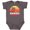 Charcoal Grey, variant on Inktastic Kauai Hawaii Retro Sunset Boys or Girls Baby Bodysuit