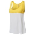 thumbnail image 2 of FashionOutfit Women's Solid Color Contrast Sleeveless Tank Tops, 2 of 3
