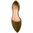 thumbnail image 5 of Journee Women's Jezlin Almond Toe D'Orsay Flats, Wide Width Available, 5 of 10