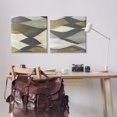 thumbnail image 3 of Stupell Industries Contemporary Layered Waves Abstract Painting Gallery Wrapped Canvas Art Print Wall Art, 24 x 24, Set of 2, 3 of 8