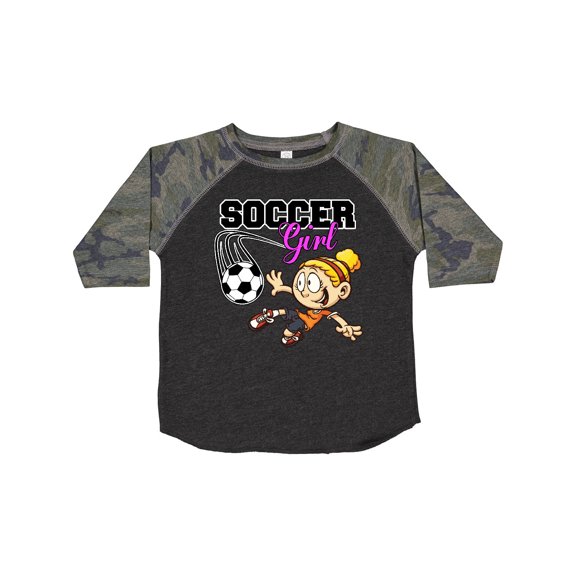 Inktastic Soccer Girl Girls Toddler T-Shirt