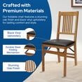 thumbnail image 4 of Open Box Stakmore True Mission Adult Folding Chair, Set of 2, Oak Frame with Black Vinyl Seat, 4 of 6