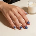 thumbnail image 5 of LEFTHIGH Home Independence Day Press On Nails 24Pcs Red White Blue Flag Star Designs Short Reusable Acrylic Artificial Nails for 4th of July Parties, 5 of 9