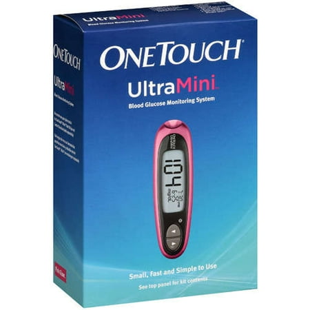 Onetouch Ultra Mini Blood Glucose Monitoring Pink Glow System