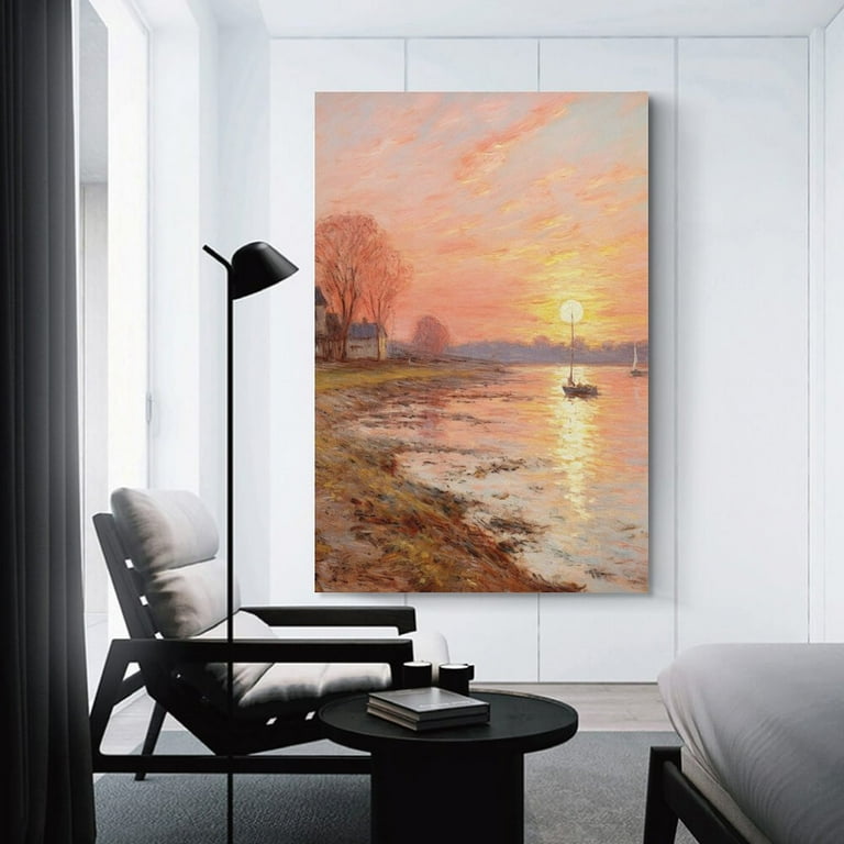 Alfred Sisley Print Painting (72) Gifts Canvas Painting Poster