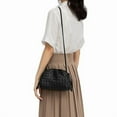 thumbnail image 2 of Sac Cartable Tissé en PU Nuage Mini Pochette en Cuir Argent, 2 of 3