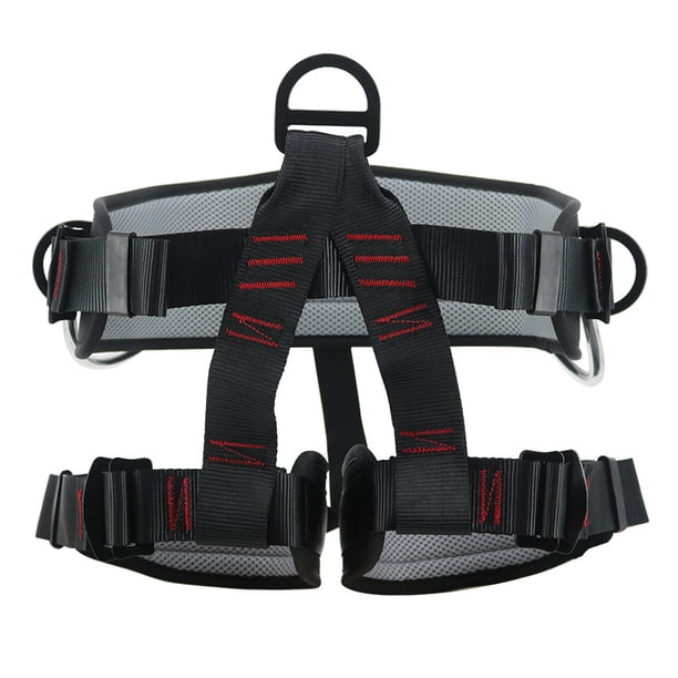 Arnés de escalada de espesor ajustable, arneses de medio cuerpo para rescate de incendios, espeleología, escalada en roca, rappel, protección de cintura, cinturones de seguridad