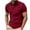 Red, variant on Zpanxa Shirts for Men Solid Color Buttons Outdoors Pocket Short Sleeve Turndown Collar Blouse