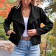 thumbnail image 4 of Chaquetas y abrigos casuales de manga larga sin capucha para mujer, de moda, de colores, con cremallera y bolsillo, chaqueta de gamuza, chaqueta de poliéster para mujer., 4 of 6