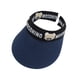 thumbnail image 5 of Sombrero para el sol para niños, ala ancha, sombrero de copa vacía, protección solar, sombreros para niñas, sombreros bonitos Sombrero de Paja Azul, 5 of 8