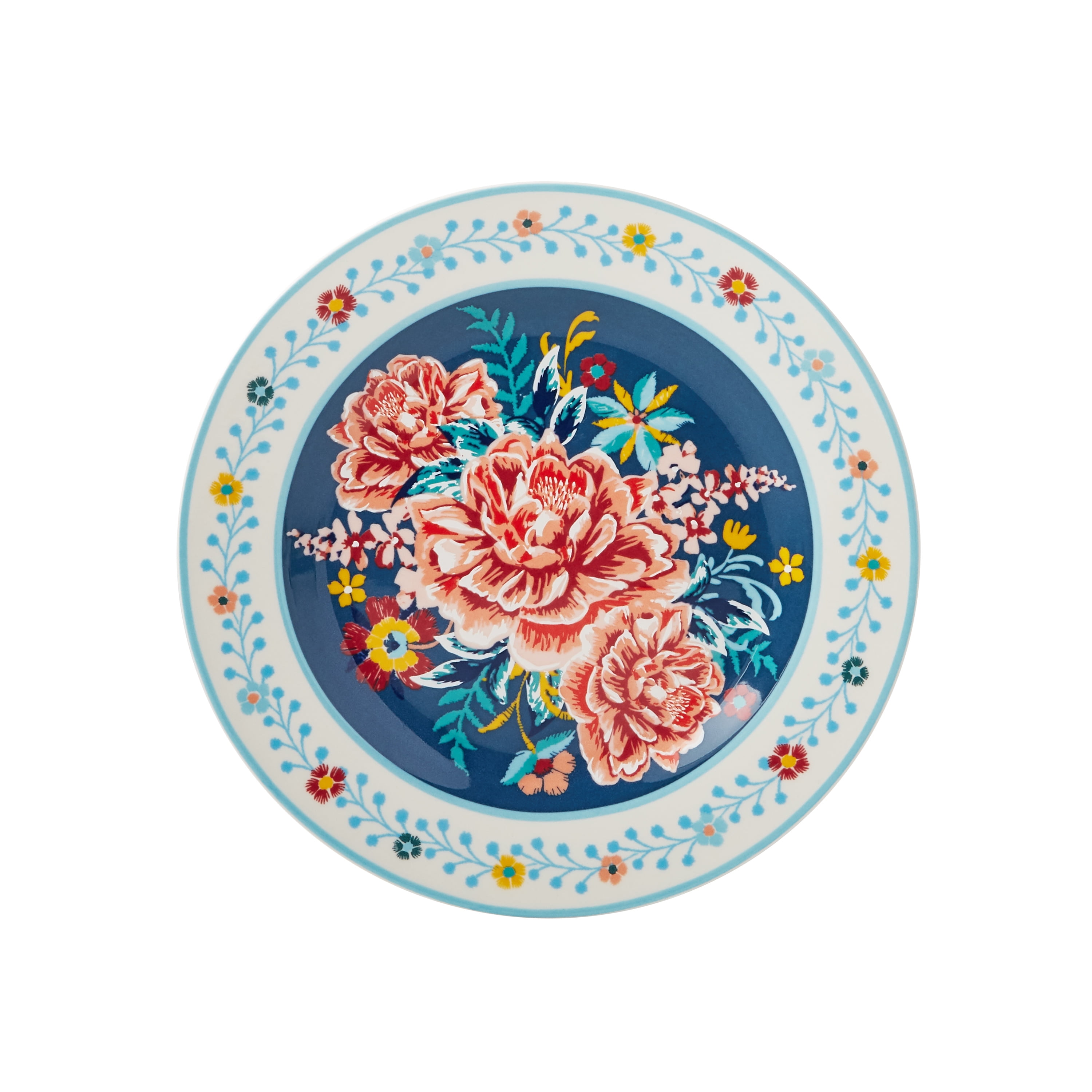 The Pioneer Woman Keepsake Floral 12-Piece Stoneware Dinnerware Set