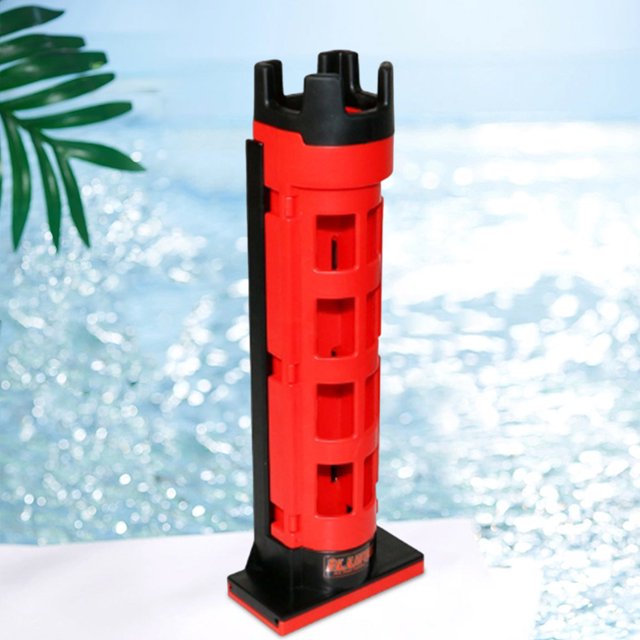 Estante para barril de pesca, soporte portátil para tubo de caña de pescar, accesorios duraderos para exteriores