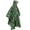 Woodland, variant on Rain Poncho Camo Reusable for Adults with Hood Waterproof Unisex Reusable Multifunctional for Hiking Camping