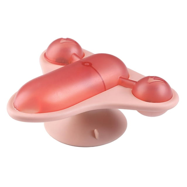 Juguete Para Gatos, Pulido De Giratorio, Juego Interactivo Con Hierba Rosa Zulema molino de viento gato juguetes divertidos