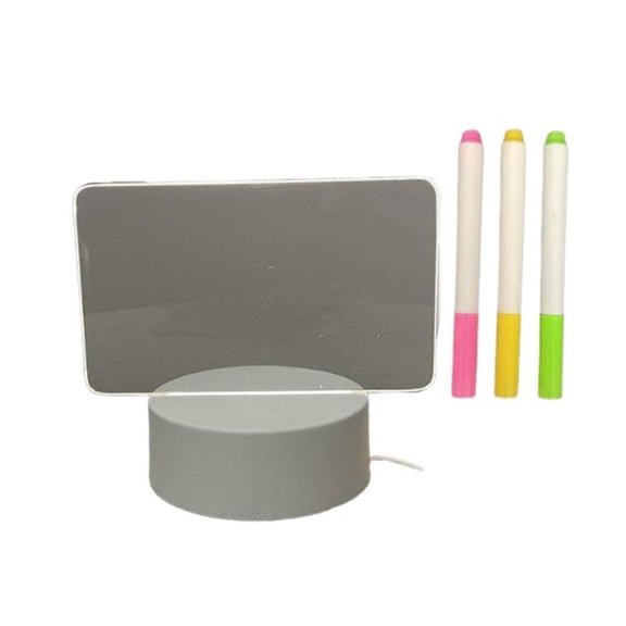 Toystoory Tablero de acrílico iluminado artístico, tablero de mensajes de escritura LED, tablero de mensajes de acrílico iluminado Decoración del hogar B Toque abrir