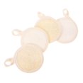 thumbnail image 2 of Natural Loofah Sponge Facial Scrub Pads Exfoliating Pads, Facial Scrub Pads, Natural Luffa for Women Men, Scrubbers Face Body Leg Bak Sponge Loofah Bath Shower, Face Clean 1/2/3/4/6 PCS, 2 of 3