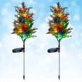 thumbnail image 2 of Bearachild Paquete de 2 luces de césped para árboles, paisaje solar, lámparas de camino para Patio exterior, IP65, resistente a la intemperie, Kits de decoración para fiestas Bearachild HA065026-00B, 2 of 6