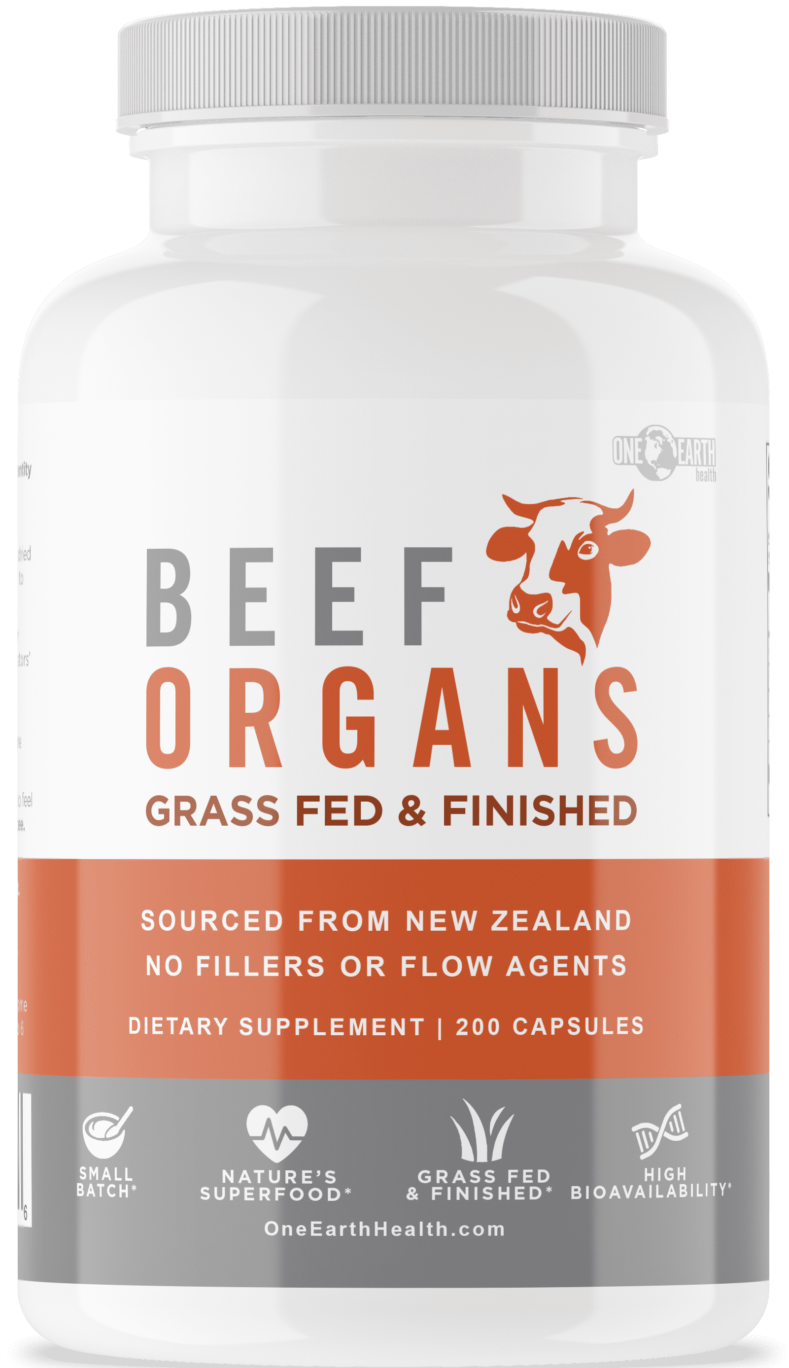 Grass Fed Beef Organs (200 Count) Liver, Heart, Kidney, Pancreas