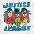 thumbnail image 2 of DC Comics T-Shirt Faces of Justice Unisex Graphic Tee For Men & Women, 2 of 7