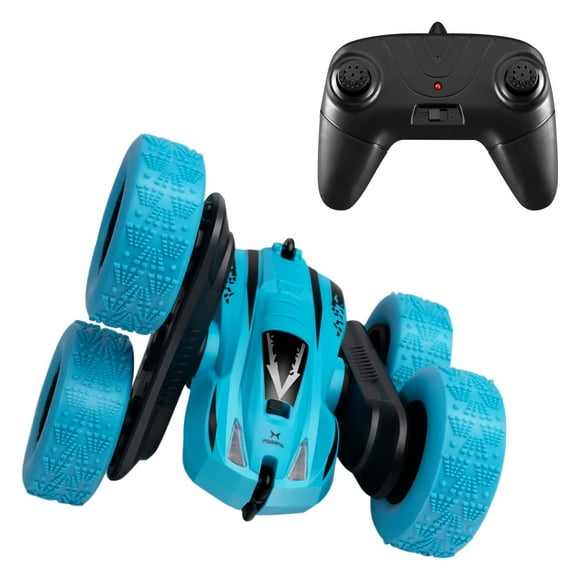 TFixol RC Car Remote Control Stunt Car 4WD Remote Control Car Double Sided Rotating Vehicles 360° Flips LED lights for Kids Boys Girls