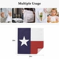 thumbnail image 4 of Blue Red White Texas Flag with Star,Cloth Napkins,Minimalistic Geometric Stripe Washable and Reusable Dinner Napkins Set of 8,Table Napkin for Kitchen Party Birthday Wedding Hotel 20"x20", 4 of 8