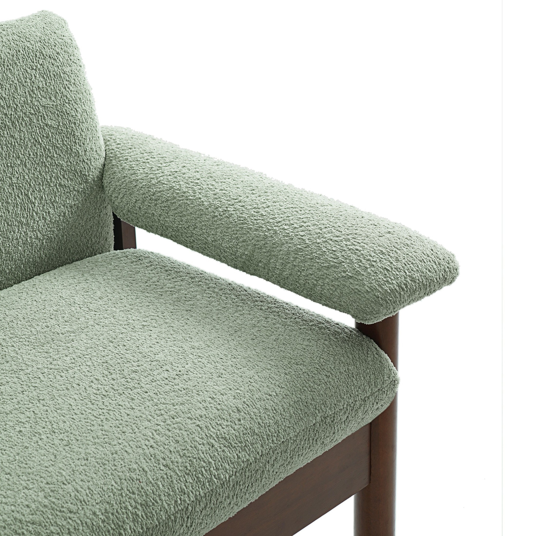 Christopher Knight Home 72.8" Modern Loveseat Sofa, 2-Seater Couch with Armrest Pillows, Green