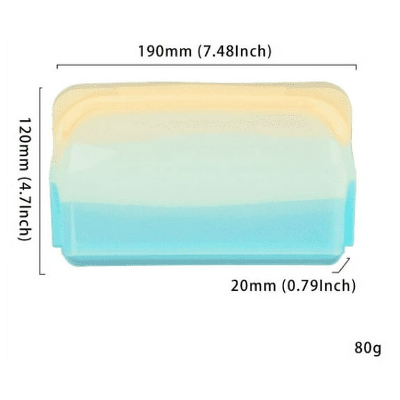 Dishwasher Safe Food Storage Bags Stand Up Pack, Reusable Gallon Freezer Bags, Leakproof Ziplock Bags Various Size, Reusable Silicone Bags for Meals,Lunch,Home Organization Travel(Pack)