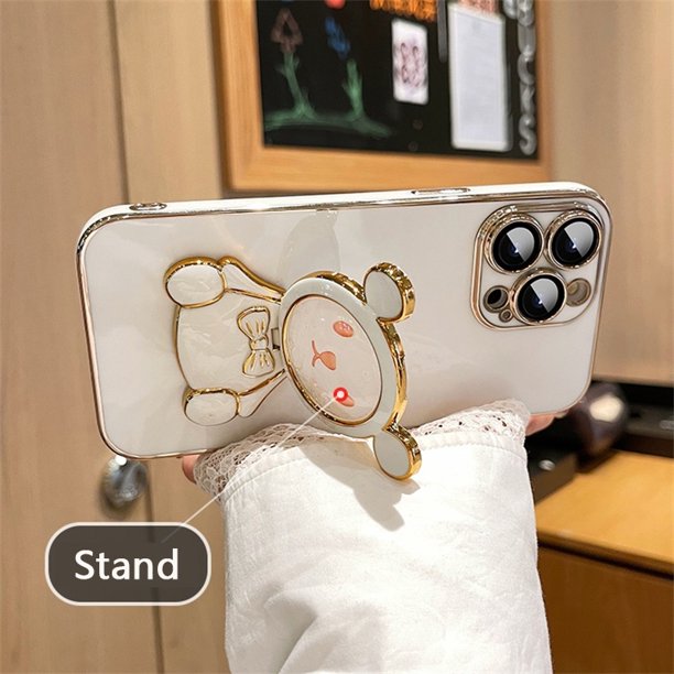 Caseative Funda Para IPhone 14, Linda Forma De Marco De Onda Rizada A Prueba De Golpes Suave (negro