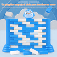 thumbnail image 2 of Juegos De Mesa Didacticos Pingüino Pared Ladrillo Regalo Para Adultos/Niños Xtellar azul, 2 of 4