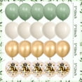 thumbnail image 3 of YANSION Sage Green 70th Birthday Party Decorations,  Happy 70th Birthday Pennant Banner, Metallic Gold Sequin Sage Green Beige Balloons Number 70 Balloon for Party Birthday Decorations, 3 of 7