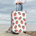 thumbnail image 4 of Uemuo Strawberries Printed Washable Luggage Cover - Fashion Suitcase Protector Fits 18-32 Inch Luggage -Large, 4 of 9